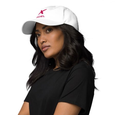 Unisex cap - Wht Pnk - Image 2