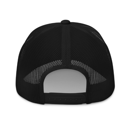 Trucker Cap - Black Wh - Image 2